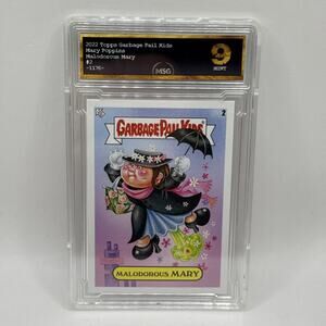 Malodorous Mary 2022 Garbage Pail Kids #2 Book Worms Sticker Gross Adaptations